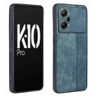 For OPPO K10 Pro 5G AZNS 3D Embossed Skin Feel Phone Case(Dark Green) - 1