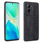 For vivo S15 AZNS 3D Embossed Skin Feel Phone Case(Black) - 1