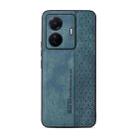 For vivo S15e / T1 Pro AZNS 3D Embossed Skin Feel Phone Case(Dark Green) - 2