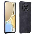 For Huawei Enjoy 50 Pro / nova Y90 AZNS 3D Embossed Skin Feel Phone Case(Black) - 1