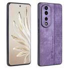 For Honor 70 Pro / 70 Pro+ AZNS 3D Embossed Skin Feel Phone Case(Purple) - 1