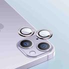 For iPhone 14/14 Plus Benks Metal Lens Protective Film(Purple) - 1