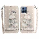 For Motorola Moto S30 Pro 5G/Edge 30 Fusion 5G 3D Colored Horizontal Flip Leather Phone Case(Squirrels) - 1