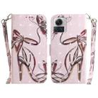 For Motorola Moto X30 Pro 5G/Edge 30 Ultra 5G 3D Colored Horizontal Flip Leather Phone Case(Butterfly High-heeled) - 1