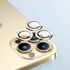 For iPhone 14 Pro/14 Pro Max Benks Metal Lens Protective Film(Gold) - 1