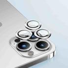 For iPhone 14 Pro/14 Pro Max Benks Metal Lens Protective Film(Silver) - 1