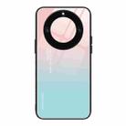 For Honor X40 Colorful Painted Glass Phone Case(Blue Sky) - 1