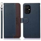For Xiaomi Poco M5 5G / 4G KHAZNEH Litchi Texture Leather RFID Phone Case(Blue) - 1