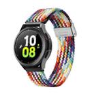 For Samsung Watch DUX DUCIS 22mm Braided Nylon Elastic Watch Band(Rainbow) - 1