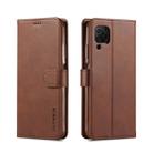 For Huawei P40 Lite / nova 6 SE LC.IMEEKE Calf Texture Horizontal Flip Leather Case, with Holder & Card Slots & Wallet & Photo Frame(Coffee) - 1