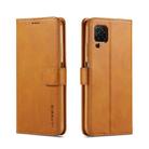 For Huawei P40 Lite / nova 6 SE LC.IMEEKE Calf Texture Horizontal Flip Leather Case, with Holder & Card Slots & Wallet & Photo Frame(Brown) - 1