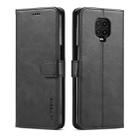 For Xiaomi Redmi Note 9 Pro / Note 9s LC.IMEEKE Calf Texture Horizontal Flip Leather Case, with Holder & Card Slots & Wallet & Photo Frame(Black) - 1