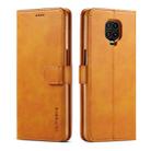 For Xiaomi Redmi Note 9 Pro / Note 9s LC.IMEEKE Calf Texture Horizontal Flip Leather Case, with Holder & Card Slots & Wallet & Photo Frame(Brown) - 1
