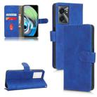 For Realme V23 5G / OPPO A57 5G Skin Feel Magnetic Flip Leather Phone Case(Blue) - 1
