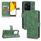 For vivo Y22s / Y35 Skin Feel Magnetic Flip Leather Phone Case(Green) - 1