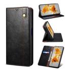 For Huawei Mate 50 Oil Wax Crazy Horse Texture Leather Phone Case(Black) - 1