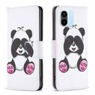 For Xiaomi Redmi A1 / A1+ Colored Drawing Pattern Flip Leather Phone Case(Panda) - 1