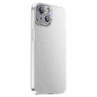 For iPhone 14 PC Crystal Clear Frosted Phone Case(White) - 1