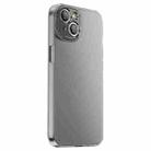 For iPhone 14 Plus PC Crystal Clear Frosted Phone Case(Black) - 1