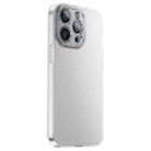 For  iPhone 14 Pro PC Crystal Clear Frosted Phone Case(White) - 1