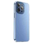 For  iPhone 14 Pro PC Crystal Clear Frosted Phone Case(Blue) - 1
