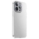 For iPhone 14 Pro Max PC Crystal Clear Frosted Phone Case(White) - 1