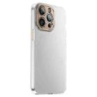 For iPhone 14 Pro Max PC Crystal Clear Frosted Phone Case(Gold) - 1