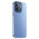 For iPhone 14 Pro Max PC Crystal Clear Frosted Phone Case(Blue) - 1