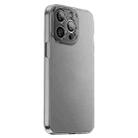For iPhone 13 Pro PC Crystal Clear Frosted Phone Case(Black) - 1