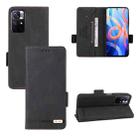 For Xiaomi Redmi Note 11S / Poco M4 Pro 5G Magnetic Clasp Flip Leather Phone Case(Black) - 1