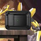 For AirPods Pro 2 Wireless Earphones Shockproof Bumblebee Silicone Protective Case(Black) - 1