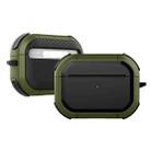 For AirPods Pro 2 Wireless Earphones Shockproof Thunder Mecha TPU Protective Case(Grass Green) - 1