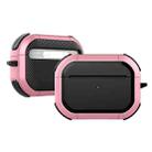 For AirPods Pro 2 Wireless Earphones Shockproof Thunder Mecha TPU Protective Case(Pink) - 1