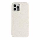 For iPhone 13 Pro Wheat Straw Material Degradable TPU Phone Case(White) - 1