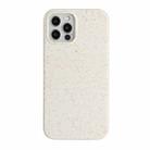 For iPhone 12 Pro Wheat Straw Material Degradable TPU Phone Case(White) - 1