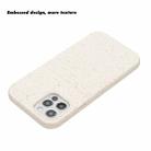 For iPhone 12 Pro Max Wheat Straw Material Degradable TPU Phone Case(White) - 3