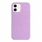For iPhone 11 Wheat Straw Material Degradable TPU Phone Case(Purple) - 1