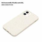 For iPhone 11 Wheat Straw Material Degradable TPU Phone Case(White) - 2