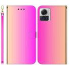 For Motorola Moto X30 Pro 5G / Edge 30 Ultra Imitated Mirror Surface Flip Leather Phone Case(Gradient Color) - 1