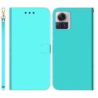 For Motorola Moto X30 Pro 5G / Edge 30 Ultra Imitated Mirror Surface Flip Leather Phone Case(Mint Green) - 1