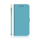 For Realme C30 Imitated Mirror Surface Flip Leather Phone Case(Blue) - 2