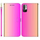 For Xiaomi Redmi Note 11T Pro / 11T Pro+ 5G Imitated Mirror Surface Flip Leather Phone Case(Gradient Color) - 1