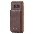 For Galaxy S8 Vertical Flip Shockproof Leather Protective Case with Long Rope, Support Card Slots & Bracket & Photo Holder & Wallet Function(咖啡) - 2