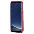 For Galaxy S8 Vertical Flip Shockproof Leather Protective Case with Long Rope, Support Card Slots & Bracket & Photo Holder & Wallet Function(Red) - 4