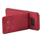 For Galaxy S8 Vertical Flip Shockproof Leather Protective Case with Long Rope, Support Card Slots & Bracket & Photo Holder & Wallet Function(Red) - 6
