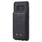 For Galaxy S8 Vertical Flip Shockproof Leather Protective Case with Long Rope, Support Card Slots & Bracket & Photo Holder & Wallet Function(Black) - 2