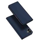 For Samsung Galaxy A04 164.4mm DUX DUCIS Skin Pro Series Leather Phone Case(Blue) - 1
