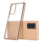 For Huawei P40 GEBEI Plating TPU Shockproof Protective Case(Gold) - 1