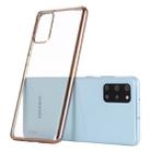 For Galaxy S20+ GEBEI Plating TPU Shockproof Protective Case(Gold) - 1