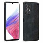 For Samsung Galaxy A23 AZNS 3D Embossed Skin Feel Phone Case(Black) - 1
